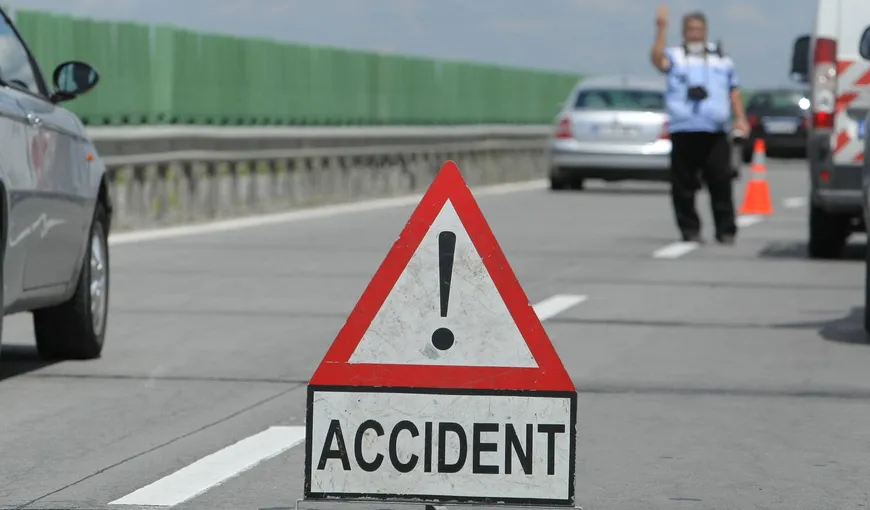 Accident în lanţ pe Autostrada A2. Trafic BLOCAT