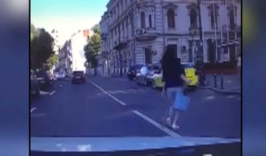 Tănără lovită de scuter în centrul Capitalei