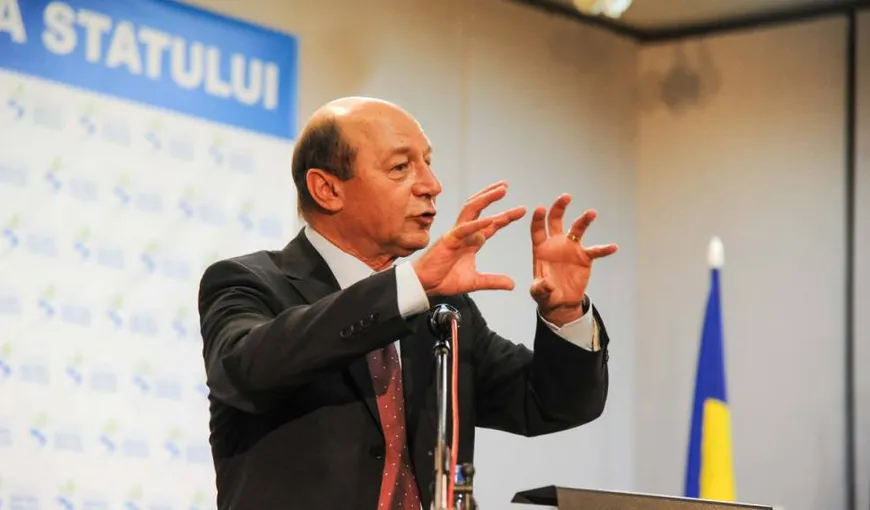 Traian Băsescu: Nu candidez la europarlamentare