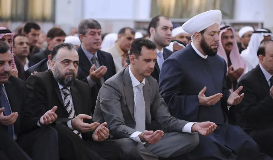 Apariţie publică rară a preşedintelui sirian: Bashar al-Assad s-a rugat în Tartus la moscheea Sayida Khadija