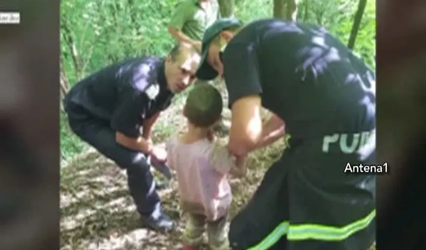 Fetiţa de cinci ani din Bacău, găsită într-o pădure