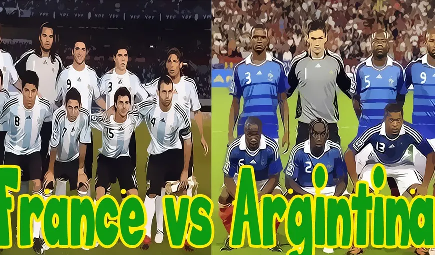 FRANTA – ARGENTINA LIVE VIDEO ONLINE STREAMING TVR: 4-3, Spectacol total, Messi pleacă acasă! UPDATE