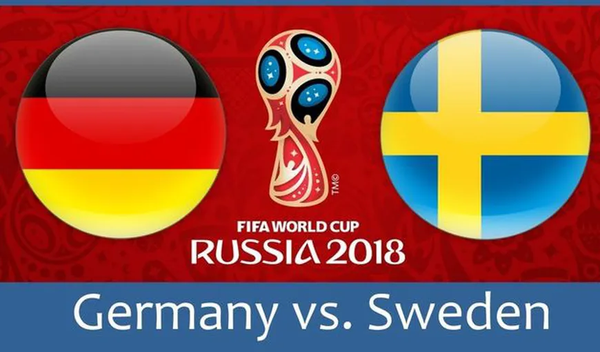 GERMANIA – SUEDIA LIVE VIDEO ONLINE STREAMING TVR: 2-1. Favoriţi la câştigarea trofeului, nemţii au tremurat în grupe
