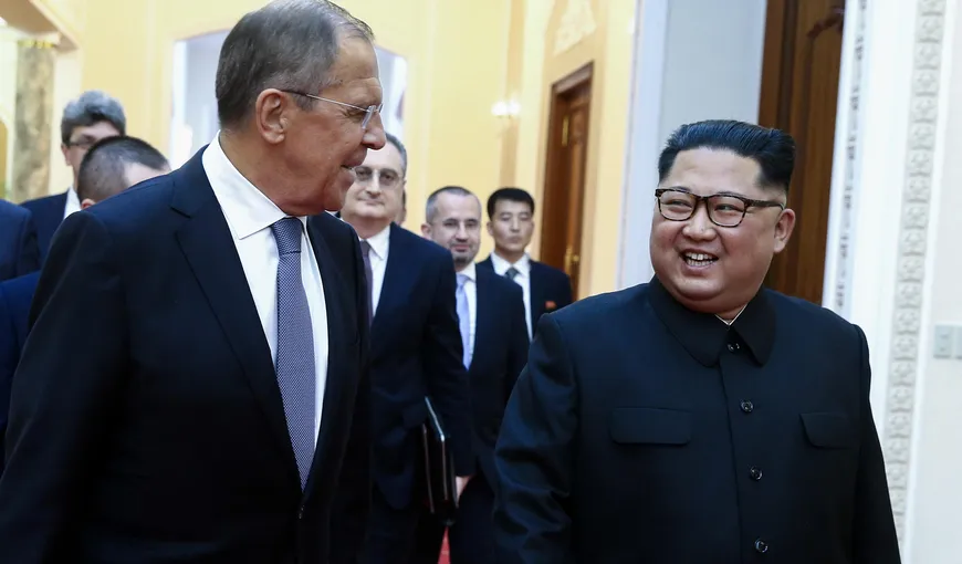Kim Jong-Un s-a plâns în faţa lui Serghei Lavrov de hegemonia Statelor Unite
