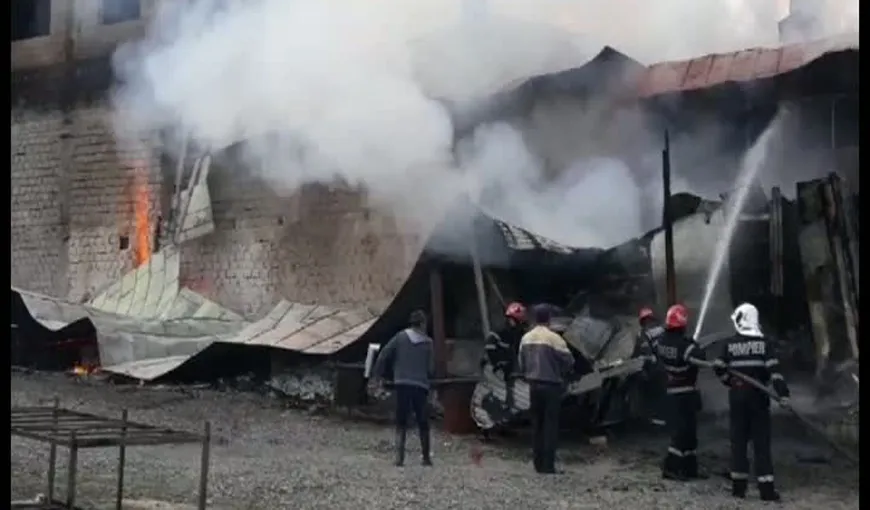 Incendiu la o mănăstire din Suceava