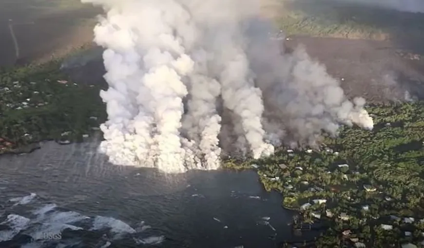 Cel mai mare lac cu apă dulce din Hawaii a dispărut în câteva ore. A fost umplut cu lava vulcanului Kilauea