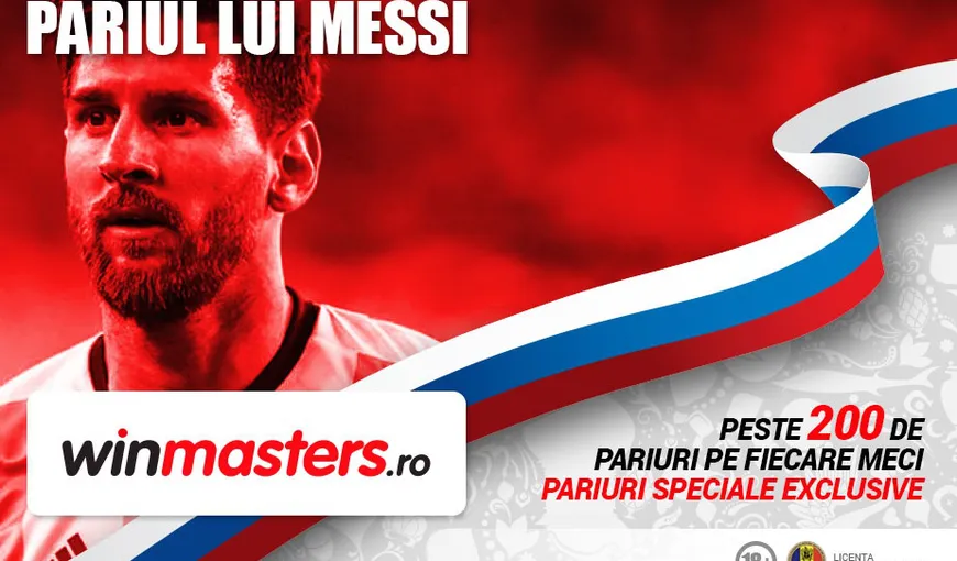 winmasters.ro: Pariul lui Messi!