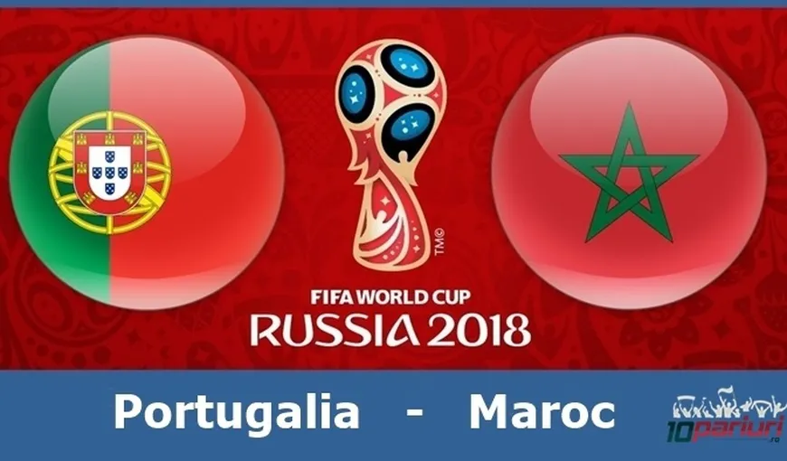 PORTUGALIA – MAROC LIVE VIDEO ONLINE STREAMING TVR: 1-0 Toţi ochii pe Ronaldo la CM 2018