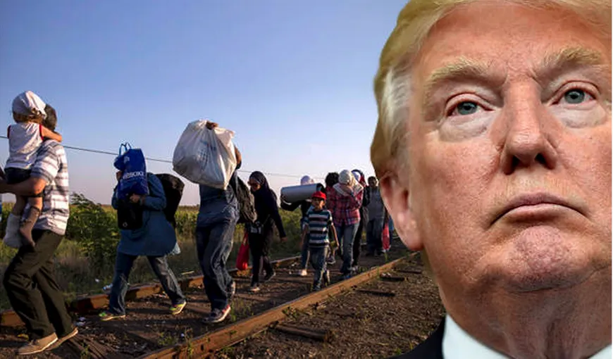 Donald Trump susţine că SUA nu vor deveni o tabără pentru migranţi