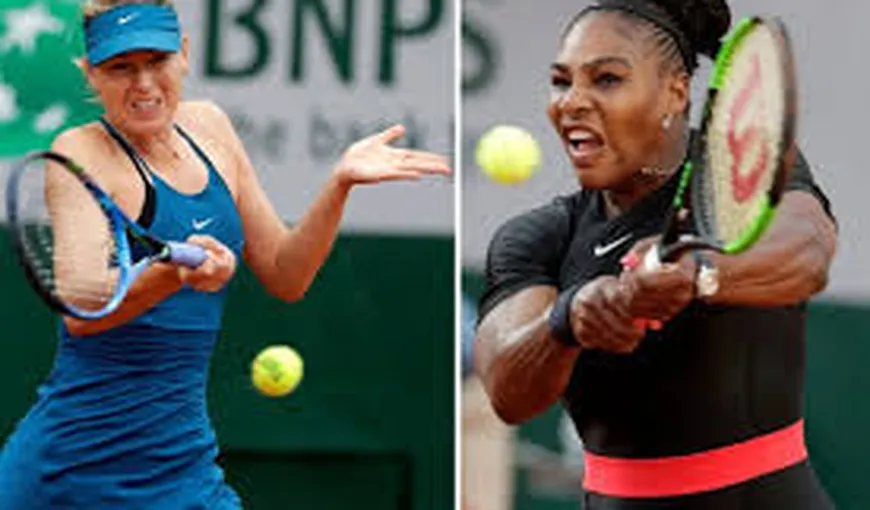 Serena Williams s-a retras de la Roland Garros. Maria Şarapova are cale liberă spre sferturi