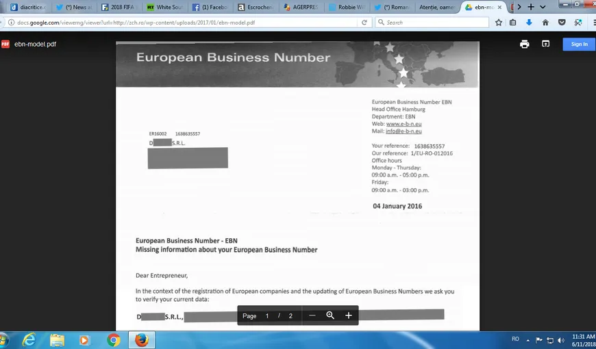 Sute de afacerişti români, ţepuiţi printr-o firmă nemţească. Oamenii credeau că aparţine Uniunii Europene