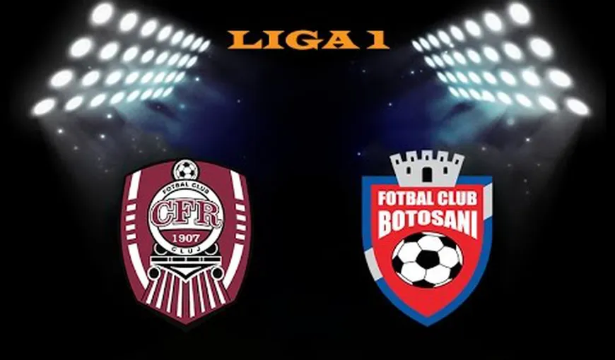 CFR CLUJ – FC BOTOSANI 1-1, prima surpriză în Liga 1