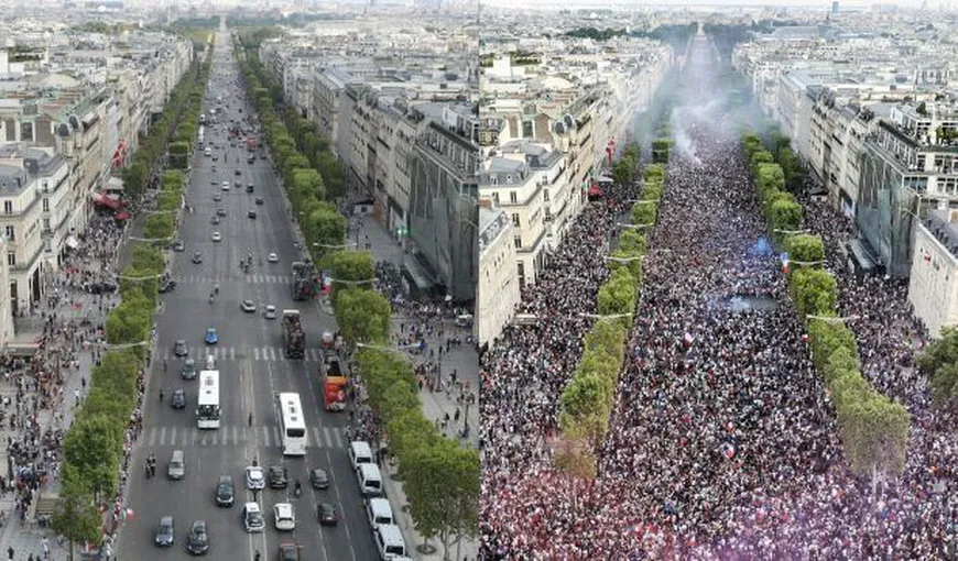 CM 2018: Sute de mii de francezi au sărbătorit în stradă titlul mondial