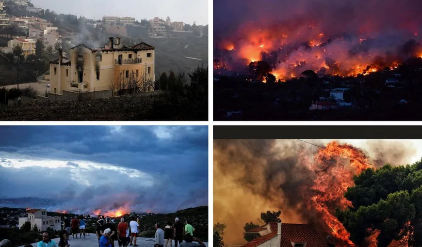 Incendiile din Grecia, din neglijenţă, dar a existat şi foc pus deliberat. RAPORT OFICIAL