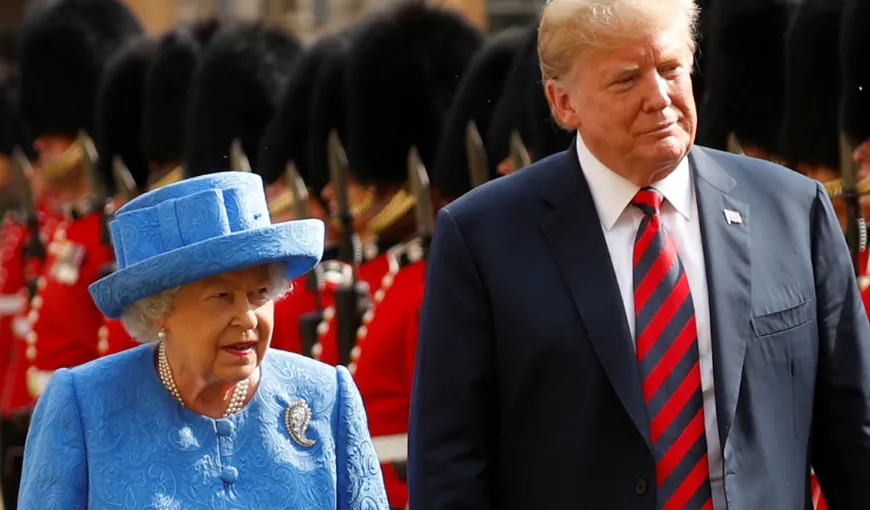Trump, fascinat de regina Marii Britanii: „Este atât de frumoasă… Frumoasă şi în interior, şi în exterior…”