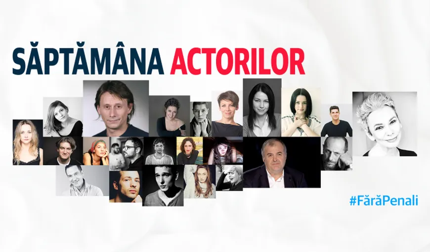 Actorii români se implică în iniţiativa civică „Fără penali în funcţii publice”