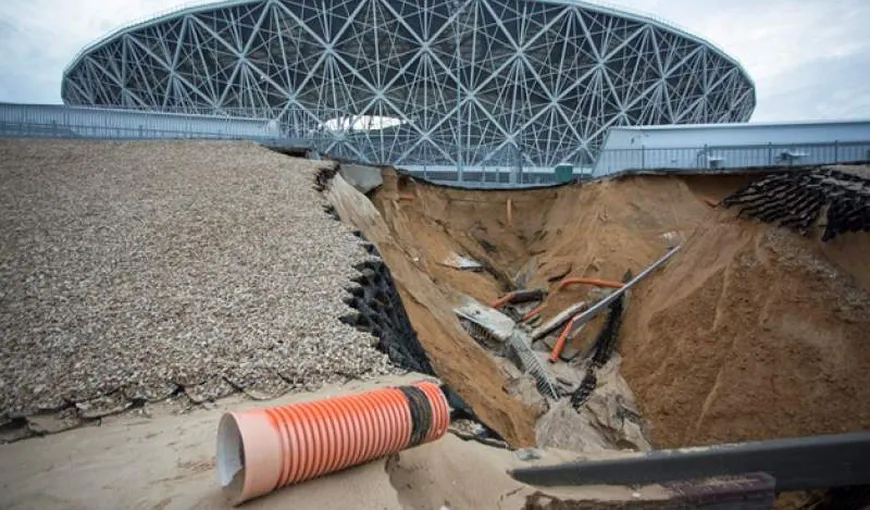 Stadioane cu termen redus de garanţie la CM 2018: Volgograd Arena, stadion de 350 de milioane de euro, se prăbuşeşte