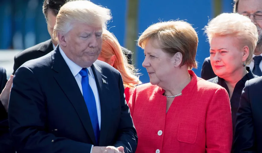 Întâlnire Merkel-Trump, înainte de reuniunea NATO. Cancelarul german: Germania poate lua „decizii independente”