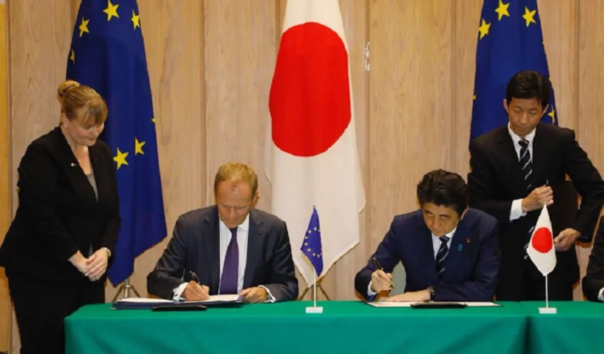 Firmele româneşti pot exporta mai uşor în Japonia, după semnarea acordului cu UE