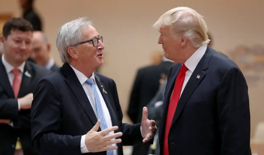 Întâlnire Trump – Juncker: Preşedintele SUA speră să ajungă la un acord comercial cu UE