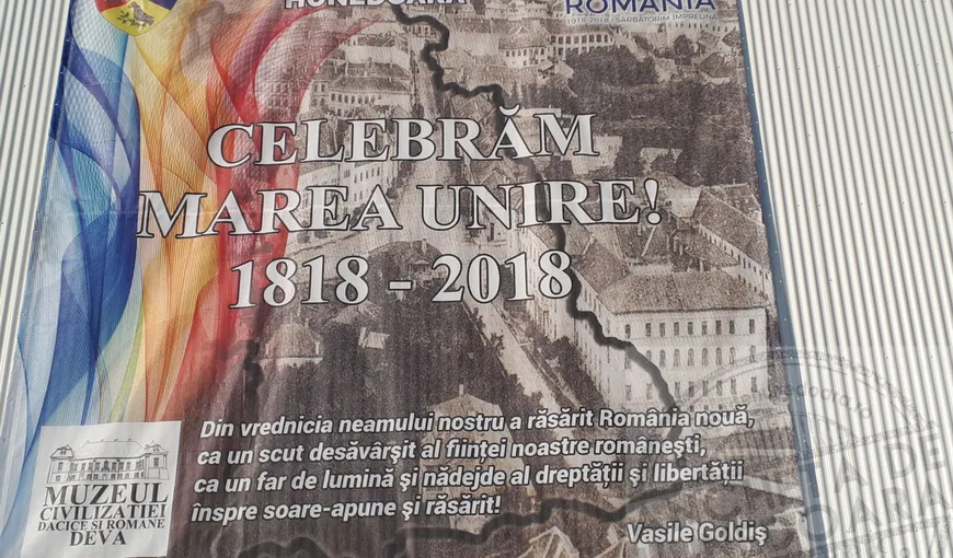 Gafă de proporţii în Hunedoara. Autorităţile locale anunţă celebrarea Centenarului de „200 de ani” de la Marea Unire