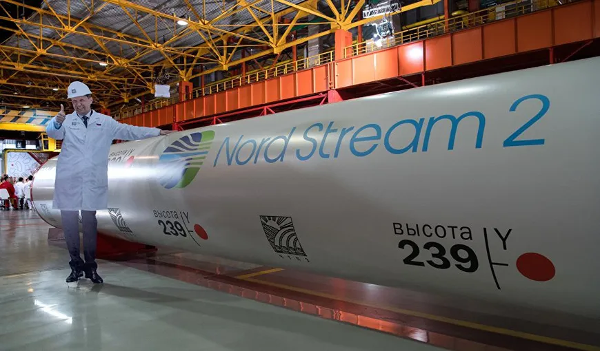 SUA vor impune sancţiuni firmelor occidentale din proiectul gazoductului Nord Stream 2 ce leagă Germania de Rusia