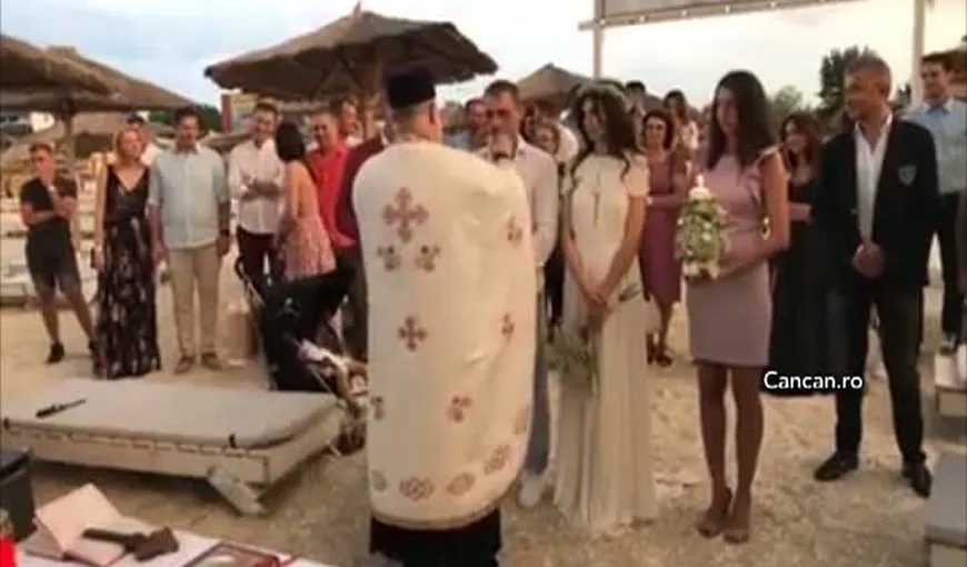 Vladimir Drăghia s-a căsătorit. Nunta a fost organizată pe plajă, la malul Mării Negre VIDEO
