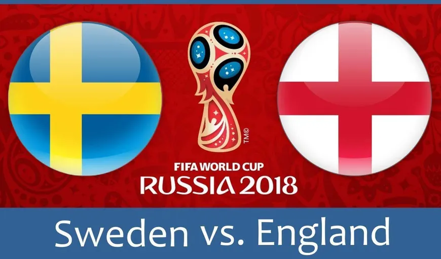 SUEDIA – ANGLIA LIVE VIDEO ONLINE STREAMING TVR 0-2. Englezii, în semifinale la Campionatul Mondial de fotbal 2018