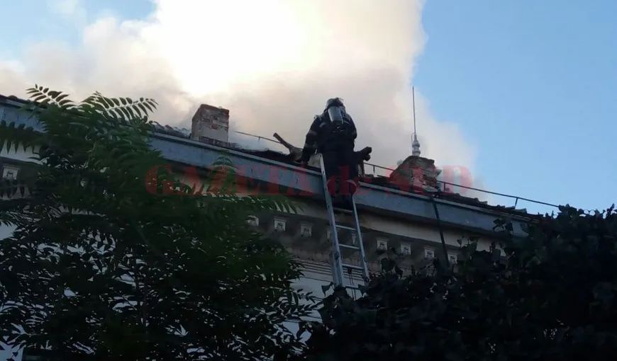 Incendiu la o casă din centrul vechi al Craiovei