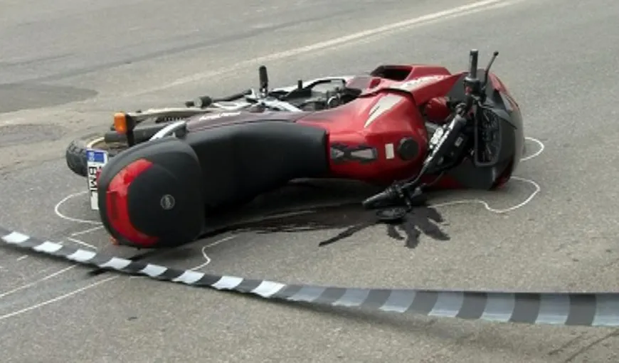 Accident grav în Sibiu: un motociclist este inconştient, iar o femeie a rămas încarcerată