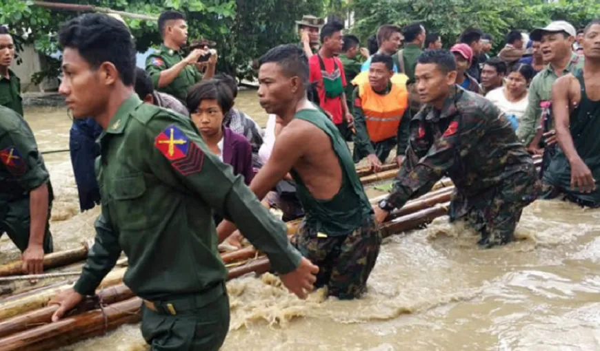 Peste 50.000 de oameni şi-au părăsit locuinţele după ruperea unui baraj important din Myanmar