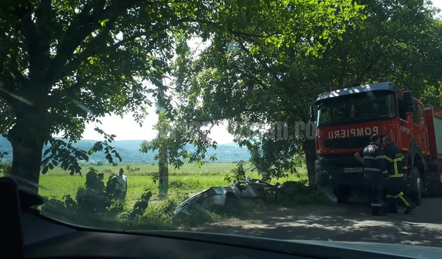 Accident grav în Buzău, pe drumul spre Braşov. O femeie a murit, alte trei persoane au fost rănite