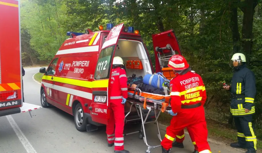Accident la Carpathian MTB Epic: Un biciclist a căzut în cap