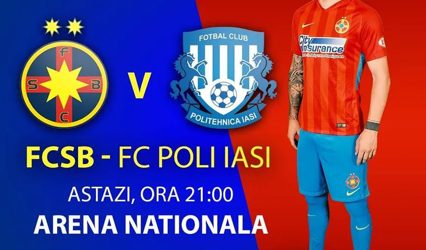 FCSB – CSMS Poli Iaşi 4-0: cea mai categorică victorie din noul sezon al Ligii 1