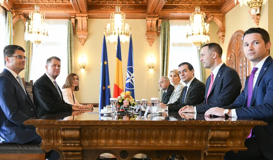 Ludovic Orban, Vasile Blaga, Alina Gorghiu s-au întâlnit la Cotroceni cu preşedintele Klaus Iohannis