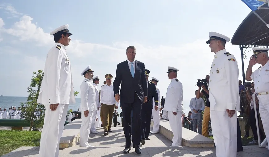 Preşedintele Klaus Iohannis participă, miercuri, la festivităţile de la Constanţa organizate de Ziua Marinei Române