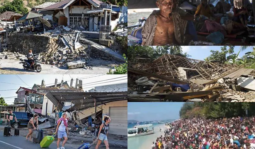 Peste 345 de morţi şi 1.447 de răniţi în urma cutremurului din insula Lombok din Indonezia