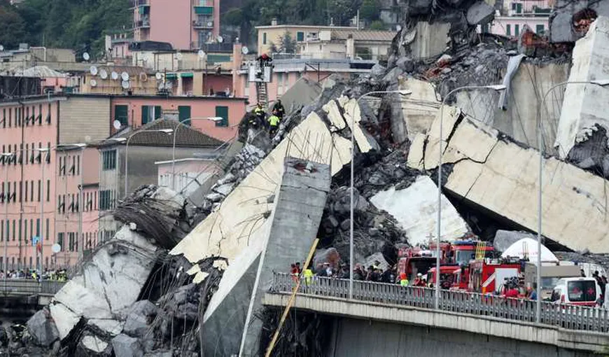 Magistraţii italieni investighează 20 de suspecţi în cazul podului prăbuşit în Genova