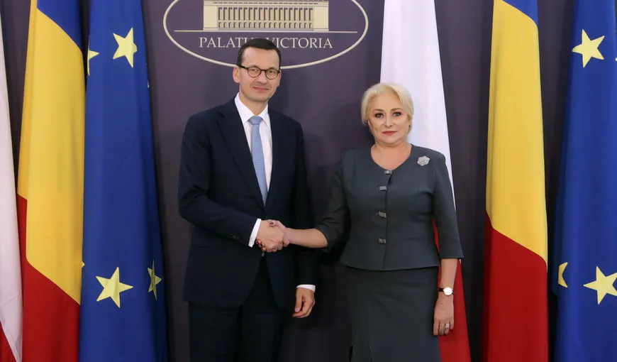 Premierul Viorica Dăncilă s-a întâlnit cu omologul polonez, Mateusz Morawiecki