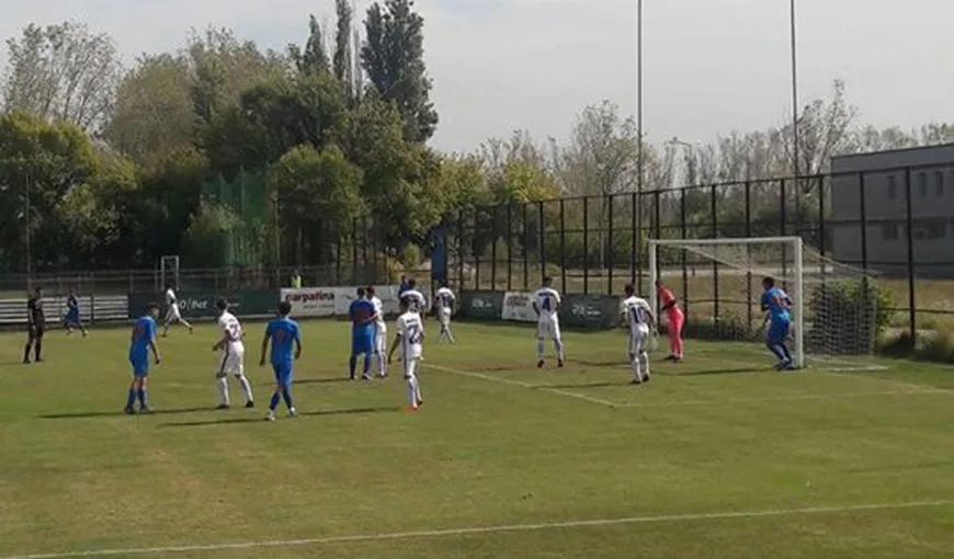 Scandal la juniori! Duel încins între CSA Steaua şi FCSB. Cinci goluri şi trei roşii