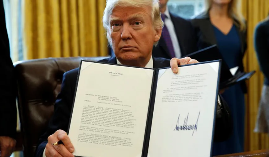 Trump a semnat un decret prin care interzice orice ingerinţă străină în procesul electoral prezidenţial din SUA