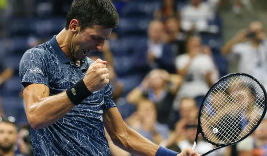 US OPEN 2018. Novak Djokovic s-a calificat pentru a 33-a oară într-o semifinală de Grand Slam
