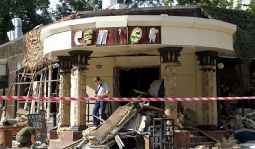 Explozie puternică la Doneţk. Cel puţin trei persoane au fost rănite