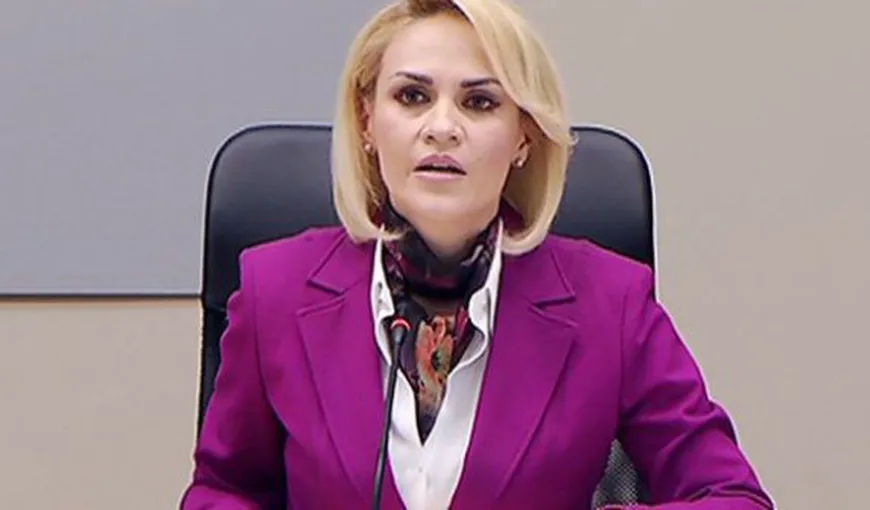 Gabriela Firea: PSD este condus dictatorial. Dacă spui ceva, ţi se închide gura că nu vrei ordonanţă pe amnistie şi graţiere