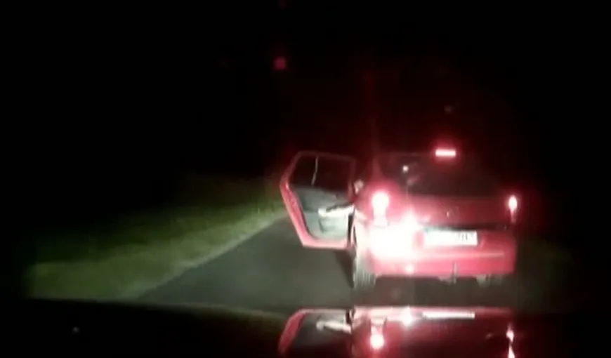 Maşină urmărită şi blocată în trafic, în Braşov. Clipe de groază pentru două familii