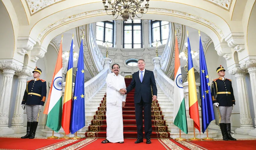 Klaus Iohannis: În timpul preşedinţiei Consiliului UE vom explora căi de a aduce şi mai aproape India şi Uniunea Europeană