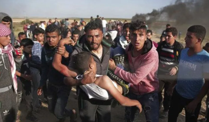 Palestinieni, inclusiv copii, împuşcaţi mortal în Fâşia Gaza