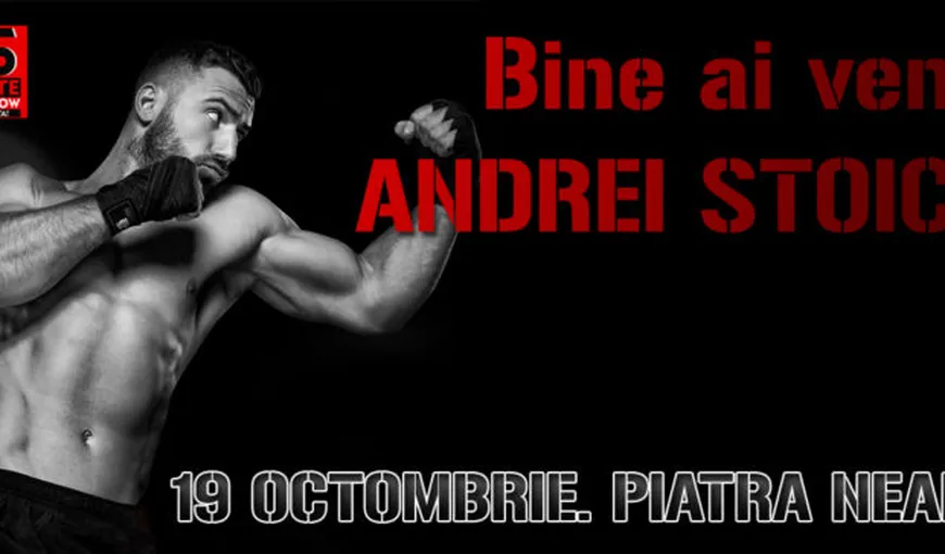 Andrei Stoica a semnat cu Dynamite Fighting Show. Va lupta pe 19 octombrie la Piatra Neamţ
