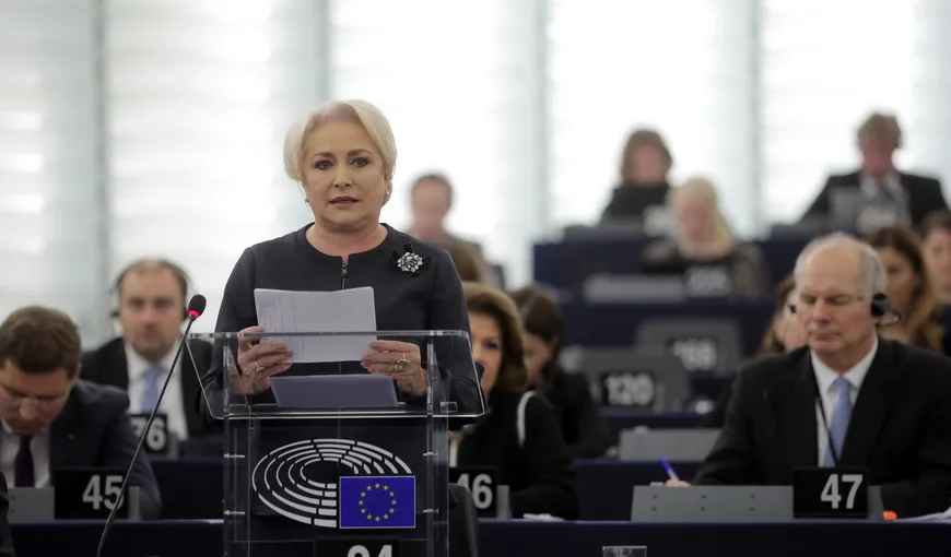 Viorica Dăncilă, în Parlamentul European: Cer oficial să ne spuneţi cine a întocmit rapoartele MCV