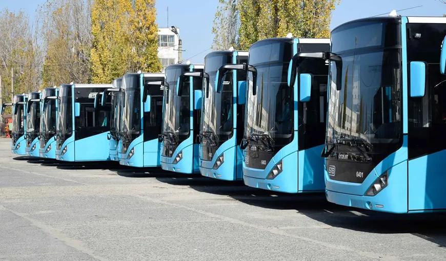 Primele autobuze Otokar au ajuns în Bucureşti. PMB: De la jumătatea lui noiembrie, autobuzele vor fi scoase, progresiv, în trafic